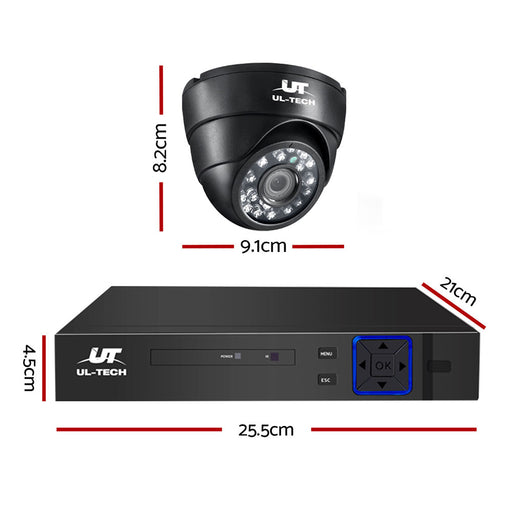 My Best Buy - UL-tech 1080P CCTV Security Camera 8CH Dome DVR