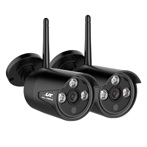 My Best Buy - UL-tech Wireless CCTV System 2 Camera Set For DVR Outdoor Long Range 3MP