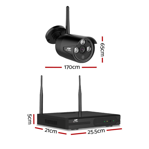My Best Buy - UL-tech CCTV Wireless Security Camera System 8CH Home Outdoor WIFI 4 Bullet Cameras Kit 1TB