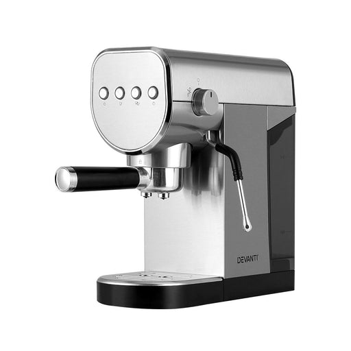 My Best Buy - Devanti Coffee Machine Espresso Maker 20 Bar Milk Frother Cappuccino Latte Cafe
