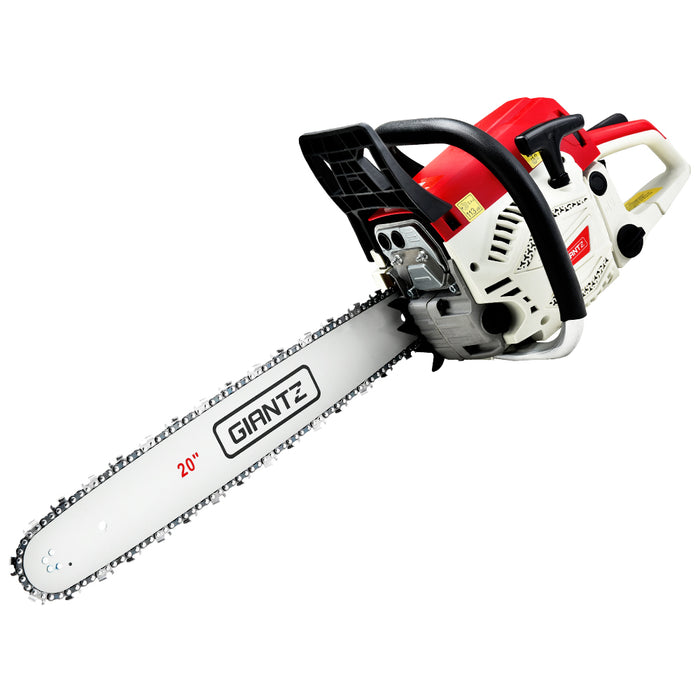 My Best Buy - Giantz 62CC Chainsaw Commercial Petrol 20" Bar E-Start 20 Bar Pruning Chain Saw