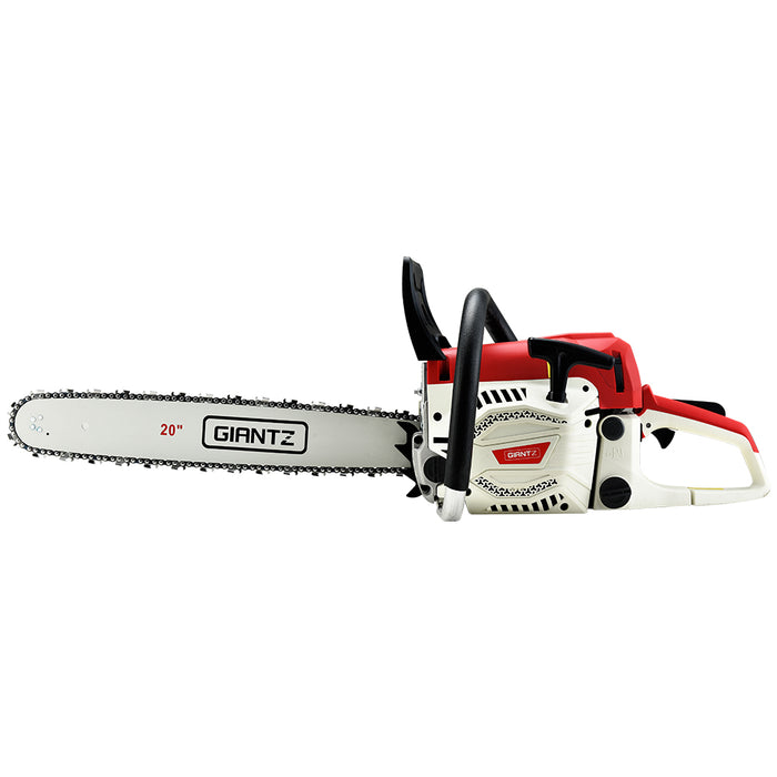 My Best Buy - Giantz 62CC Chainsaw Commercial Petrol 20" Bar E-Start 20 Bar Pruning Chain Saw