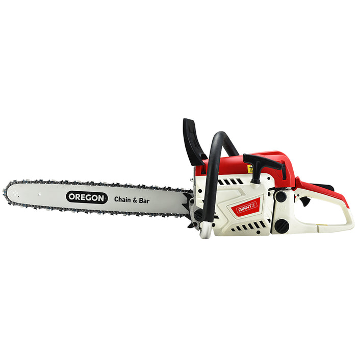 My Best Buy - Giantz Petrol Chainsaw Commercial 52cc E-Start 20 Oregon Bar Pruning Chain Saw