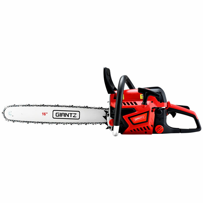 My Best Buy - Giantz Petrol Chainsaw Chain Saw E-Start Commercial 45cc 16'' Top Handle Tree