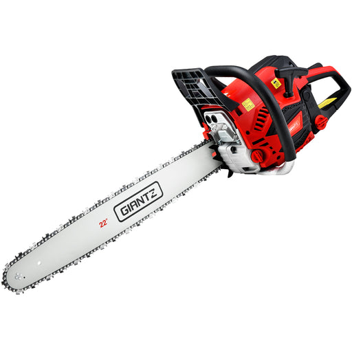 My Best Buy - Giantz Chainsaw 58cc Petrol Commercial Pruning Chain Saw E-Start 22'' Bar Top