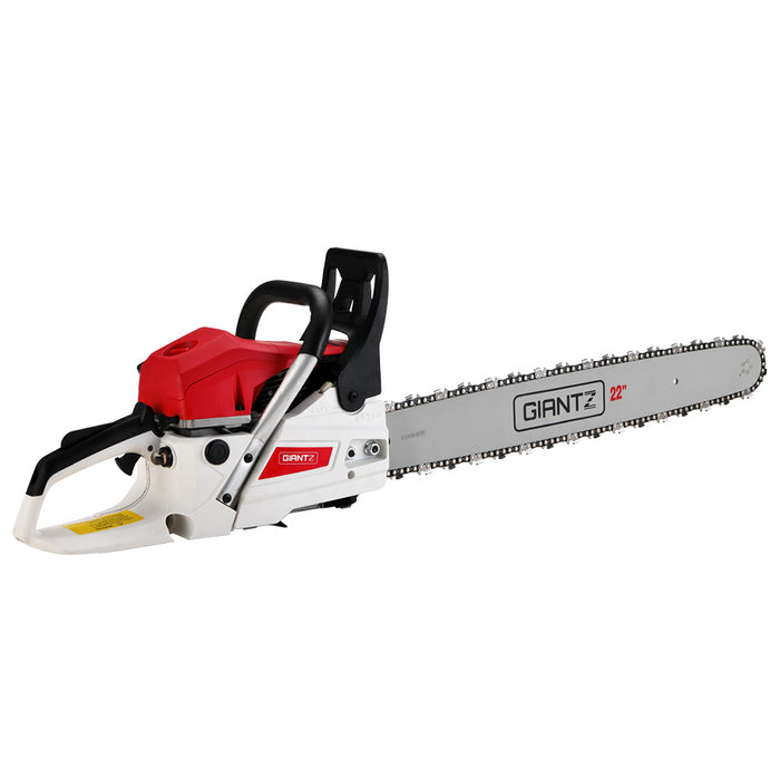 My Best Buy - Giantz 62cc Petrol Commercial Chainsaw 22" Bar E-Start Tree Chain Saw 5.2HP