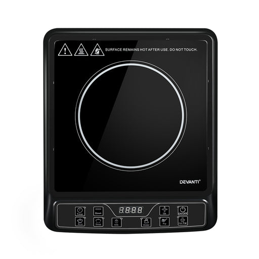 My Best Buy - Devanti Electric Induction Cooktop Portable Cook Top Ceramic Kitchen Hot Plate
