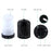 My Best Buy - DEVANTI Aroma Diffuser Aromatherapy LED Night Light Iron Air Humidifier Black Forrest Pattern 160ml