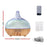 My Best Buy - DEVANTI Aroma Aromatherapy Diffuser 3D LED Night Light Firework Air Humidifier Purifier 400ml Remote Control