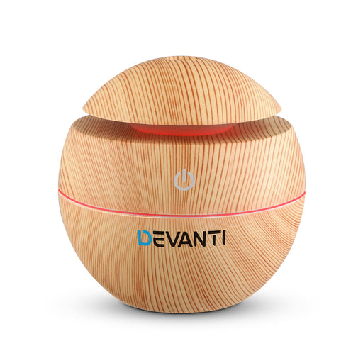 My Best Buy - Devanti Aromatherapy Diffuser Aroma Essential Oils Air Humidifier LED Light 130ml