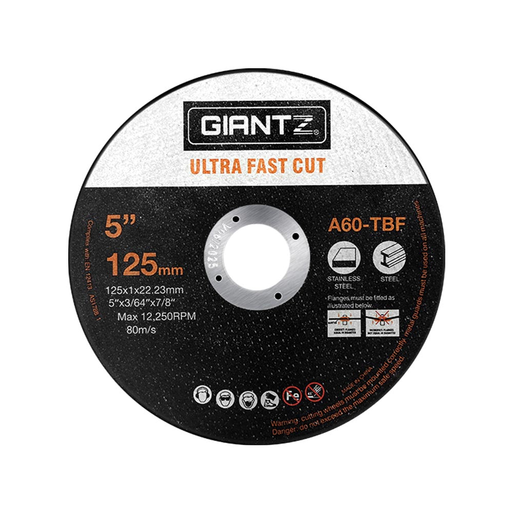 My Best Buy - Giantz 100-Piece Cutting Discs 5" 125mm Angle Grinder Thin Cut Off Wheel Metal