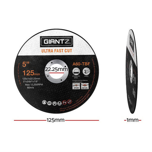 My Best Buy - Giantz 100-Piece Cutting Discs 5" 125mm Angle Grinder Thin Cut Off Wheel Metal