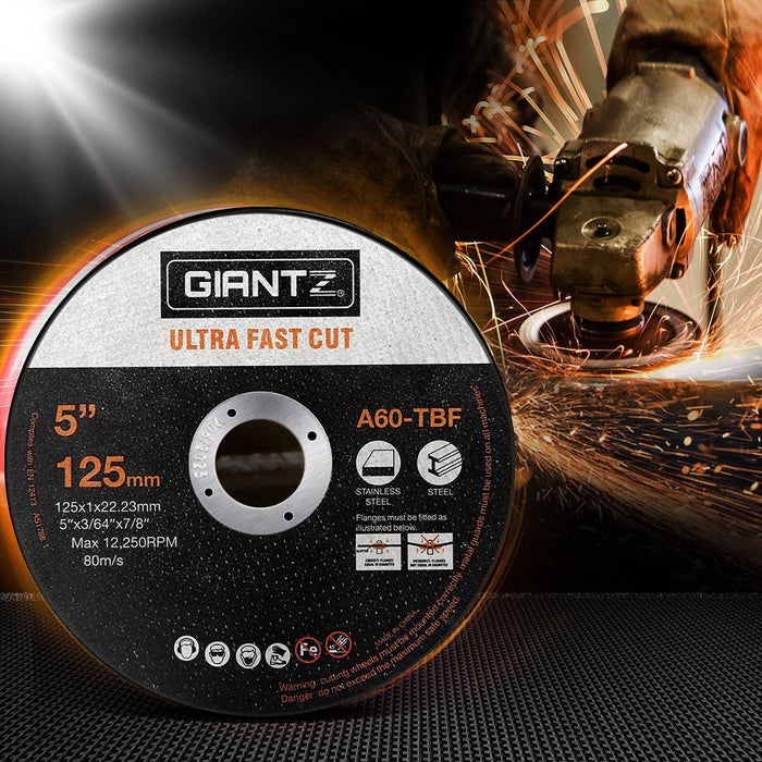 My Best Buy - Giantz 100-Piece Cutting Discs 5" 125mm Angle Grinder Thin Cut Off Wheel Metal