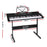 My Best Buy - MusicNow - 61 Keys Electronic Piano Keyboard LED Electric w/Holder Music Stand USB Port