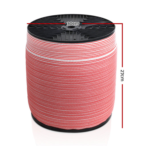 My Best Buy - Giantz 1200M Electric Fence Wire Tape Poly Stainless Steel Temporary Fencing Kit