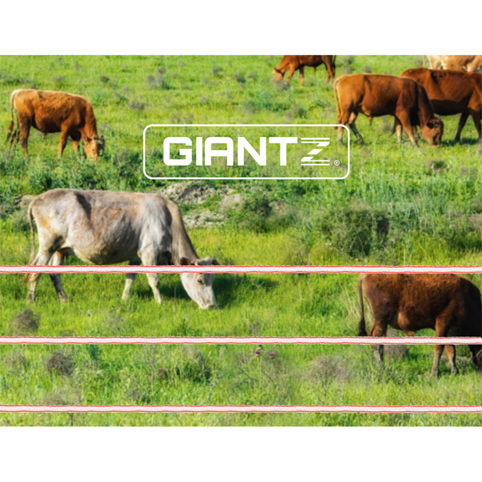 My Best Buy - Giantz 1200M Electric Fence Wire Tape Poly Stainless Steel Temporary Fencing Kit