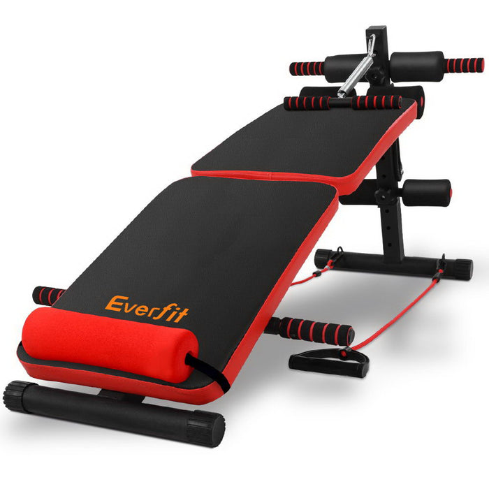 My Best Buy - Everfit Adjustable Sit Up Bench Press Weight Gym Home Exercise Fitness Decline