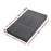 My Best Buy - Giselle Bedding Double Size Folding Foam Mattress Portable Bed Mat Velvet Dark Grey