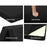 My Best Buy - Giselle Bedding Folding Foam Mattress Portable Double Sofa Bed Mat Air Mesh Fabric Black