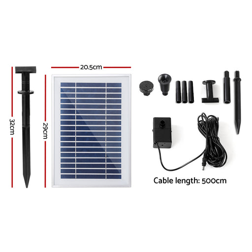 My Best Buy - Gardeon Solar Pond Pump Powered Water Outdoor Submersible Fountains Filter 4.6FT
