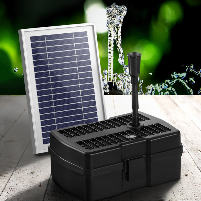 My Best Buy - Gardeon Solar Pond Pump with Eco Filter Box Water Fountain Kit 4.6FT