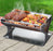 My Best Buy - Grillz Fire Pit BBQ Outdoor Camping Portable Patio Heater Folding Packed Steel