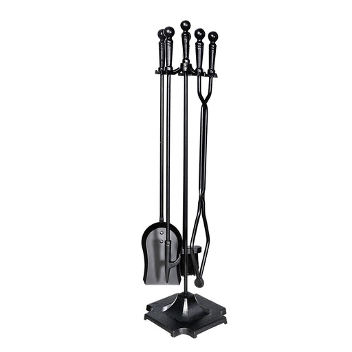 My Best Buy - Grillz Fireplace Tool Set Fire Place Tools Poker Brush Shovel Stand Tongs