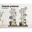 My Best Buy - Artiss 6-tier Indoor Outdoor Metal Wood Plant Stand Garden Shelf Garden Display