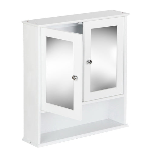 My Best Buy - Artiss Bathroom Tallboy Storage Cabinet with Mirror - White
