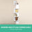 My Best Buy - Artiss 5 Tier Corner Wall Shelf - White