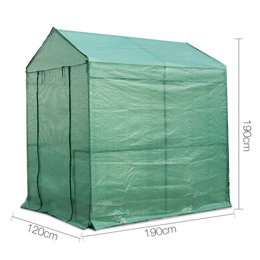 My Best Buy - Greenfingers Greenhouse Garden Shed Green House 1.9X1.2M Storage Plant Lawn