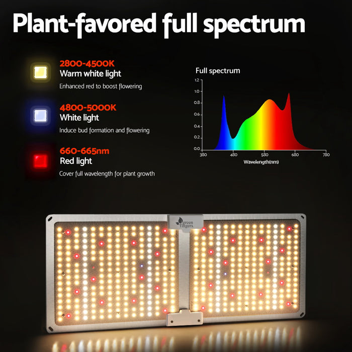 My Best Buy - Greenfingers Max 2200W LED Grow Light Full Spectrum Indoor Veg Flower All Stage