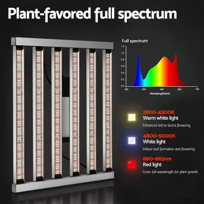 My Best Buy - Greenfingers Grow Light 4800W LED Full Spectrum Lights Veg Flower All Stage