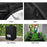 My Best Buy - Greenfingers Hydroponics Grow Tent Kits Hydroponic Grow System Black 60X60X90CM 600D Oxford