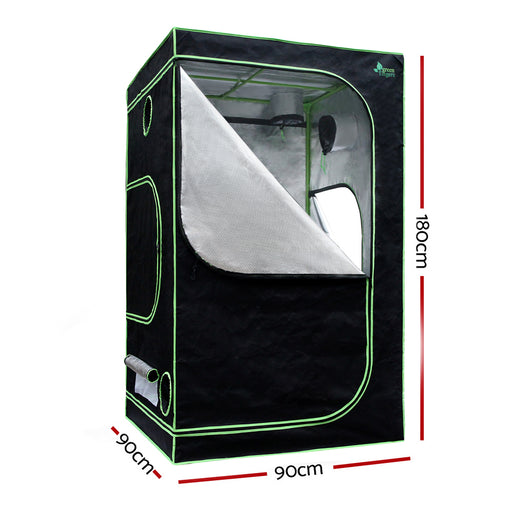 My Best Buy - Greenfingers Grow Tent Kits 1680D Oxford 0.9MX0.9MX1.8M Hydroponics Grow System