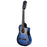 My Best Buy - MusicNow - 34" Inch Guitar Classical Acoustic Cutaway Wooden Ideal Kids Gift Children 1/2 Size Blue with Capo Tuner, Blue - Free Shipping