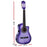 My Best Buy - MusicNow - 34" Inch Guitar Classical Acoustic Cutaway Wooden Ideal Kids Gift Children 1/2 Size Purple with Capo Tuner, Blue - Free Shipping