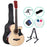 My Best Buy - 38 Inch Wooden Acoustic Guitar with Accessories set Natural Wood