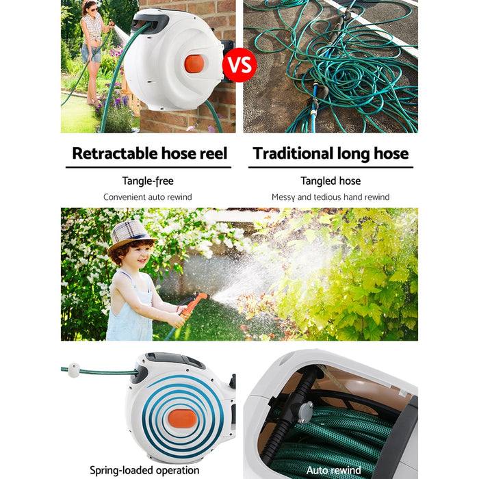 Save time and water with My Best Buy Greenfingers hose reel! 20 Meters
