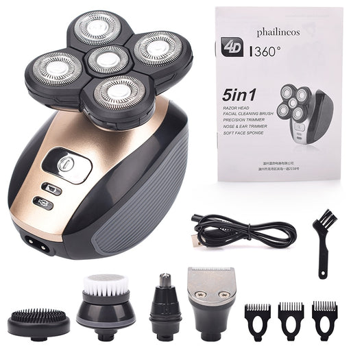 Revolutionize your morning routine with My Best Buy 5-in-1 rechargeable electric Shaver