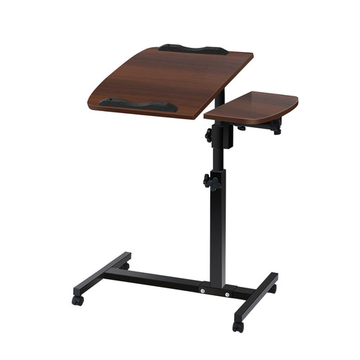 My Best Buy - Artiss Laptop Table Desk Adjustable Stand - Walnut
