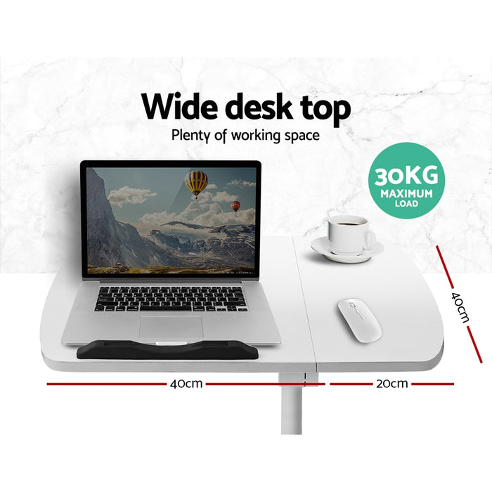 My Best Buy - Artiss Laptop Table Desk Adjustable Stand - White