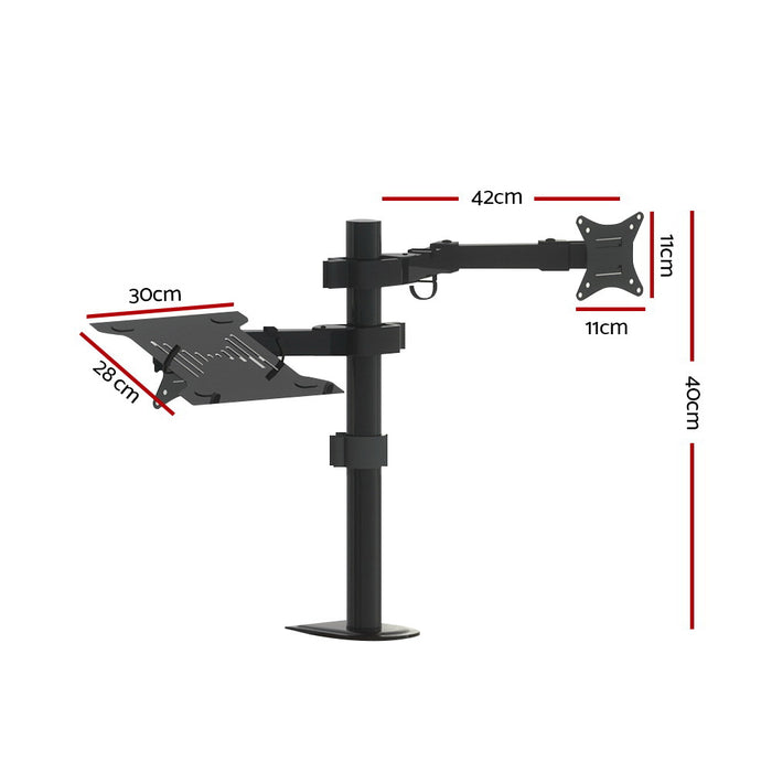 My Best Buy - Artiss Monitor Arm Stand Laptop Tray Display Desk Mount Bracket Screen Holder