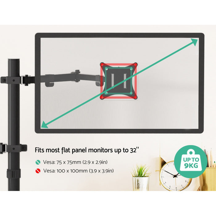 My Best Buy - Artiss Monitor Arm Stand Laptop Tray Display Desk Mount Bracket Screen Holder