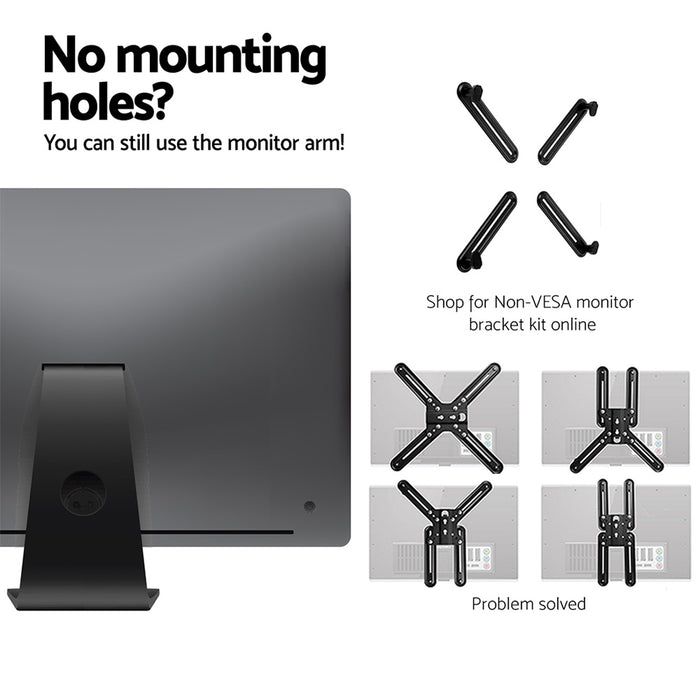 My Best Buy - Artiss Monitor Arm Stand Dual Black
