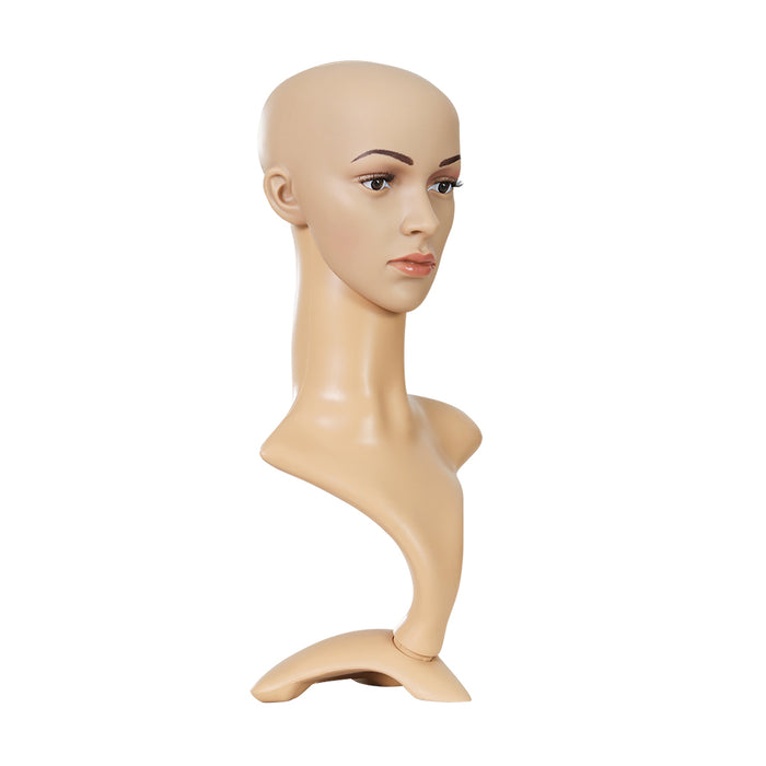 My Best Buy - Embellir Female Mannequin Head Dummy Model Display Shop Stand Professional Use