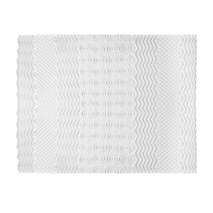 My Best Buy - Giselle Bedding Memory Foam Mattress Topper 7-Zone Airflow Pad 8cm Double White