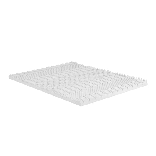 My Best Buy - Giselle Bedding Memory Foam Mattress Topper 7-Zone Airflow Pad 8cm Queen White