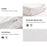 My Best Buy - Giselle Bedding Memory Foam Mattress Topper w/Cover 8cm - Double