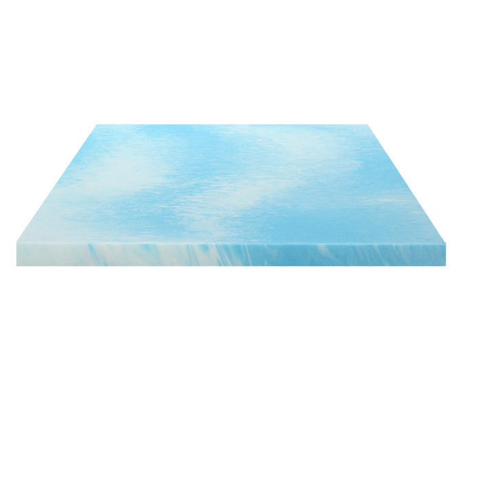 My Best Buy - Giselle Cool Gel Memory Foam Topper Mattress Toppers w/ Bamboo Cover 5cm QUEEN